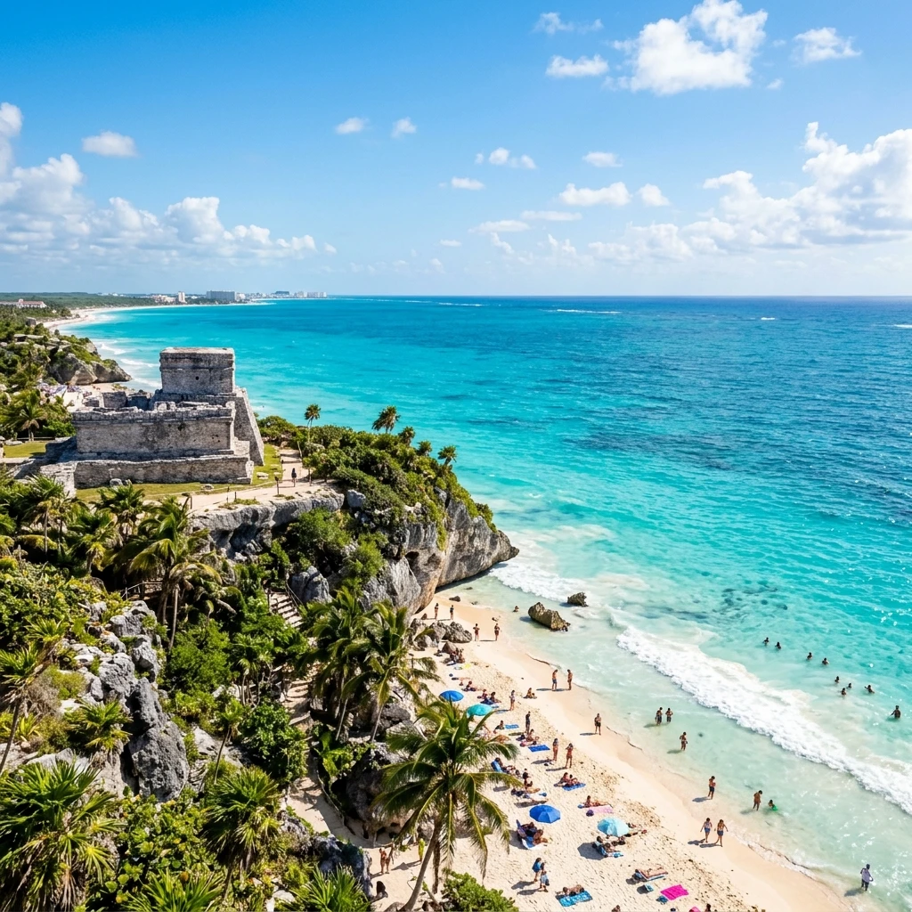 Playa en Cancún